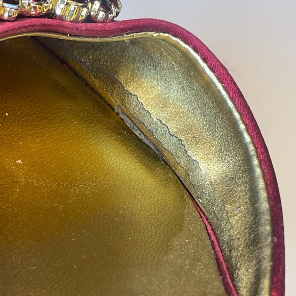 Nine West Formal Ruby Red Prom, Party, Wedding, Pinup Date Night High Heels - Picture 10 of 11